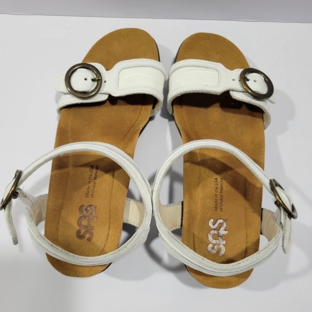 SAS Sandals Wedge Size 8 - Picture 2 of 4